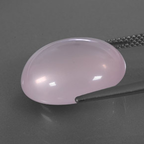 Quarzo rosa naturale rosa da 13,52 ct, trasparente, trasparente/traslucido