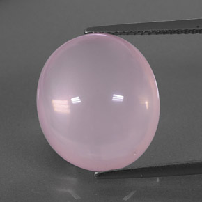 Quarzo rosa naturale rosa da 13,33 ct, trasparente, trasparente/traslucido