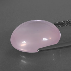 Quarzo rosa naturale rosa da 13,33 ct, trasparente, trasparente/traslucido