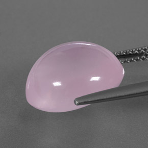Quarzo rosa naturale rosa da 8,37 ct, trasparente, trasparente/traslucido
