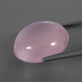 Quarzo rosa naturale rosa da 8,89 ct, trasparente, trasparente/traslucido