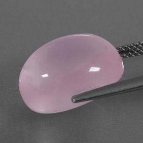 Quarzo rosa naturale rosa da 11,24 ct, trasparente, trasparente/traslucido
