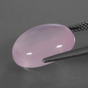 Quarzo rosa naturale rosa da 8,65 ct, trasparente, trasparente/traslucido