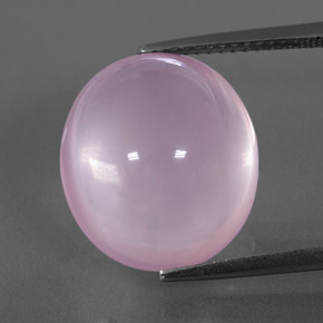 Quarzo rosa naturale rosa da 14,13 ct, trasparente, trasparente/traslucido
