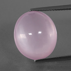 Quarzo rosa naturale rosa da 12,75 ct, trasparente, trasparente/traslucido