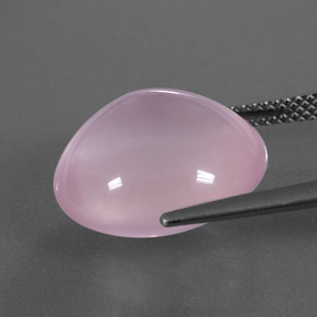 Quarzo rosa naturale rosa da 12,75 ct, trasparente, trasparente/traslucido