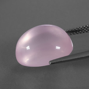 Quarzo rosa naturale rosa da 11,35 ct, trasparente, trasparente/traslucido