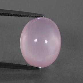 Quarzo rosa naturale rosa da 6,54 ct, trasparente, trasparente/traslucido