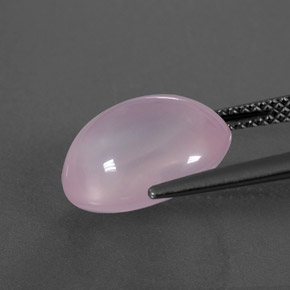 Quarzo rosa naturale rosa da 6,54 ct, trasparente, trasparente/traslucido