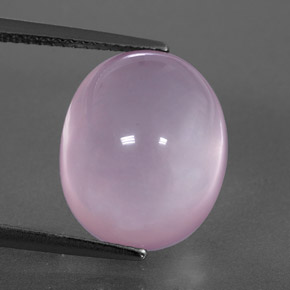 Quarzo rosa naturale rosa da 11,23 ct, trasparente, trasparente/traslucido