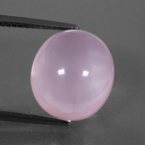 Quarzo rosa naturale rosa da 8,04 ct, trasparente, trasparente/traslucido