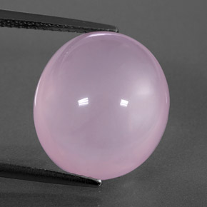Quarzo rosa naturale rosa da 11,45 ct, trasparente, trasparente/traslucido