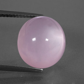 Quarzo rosa naturale rosa da 10,67 ct, trasparente, trasparente/traslucido