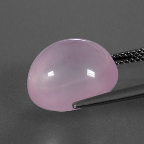 Quarzo rosa naturale rosa da 10,67 ct, trasparente, trasparente/traslucido