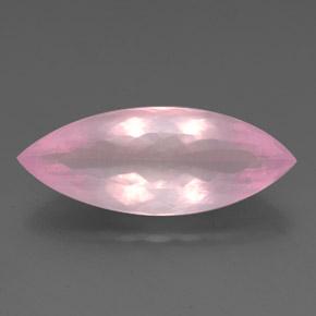 Quarzo rosa naturale rosa da 25,46 ct, marchesa, trasparente