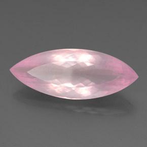 Quarzo rosa naturale rosa da 25,46 ct, marchesa, trasparente