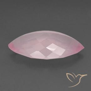 Quarzo rosa Rosa medio rosa naturale da 34.50 ct, Taglio marquise, Trasparente