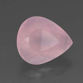 Quarzo rosa Rosa naturale da 25.12 ct, Forma a pera, Trasparente