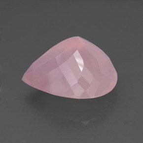 Quarzo rosa Rosa naturale da 25.12 ct, Forma a pera, Trasparente