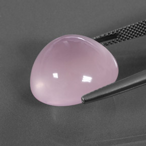 Quarzo rosa Rosa gomma da masticare naturale da 20.12 ct, Taglio ovale, Trasparente