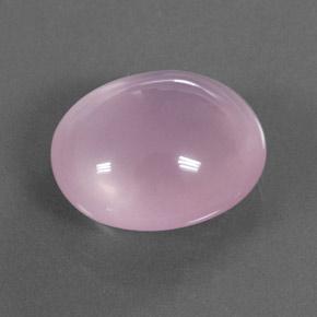 Quarzo rosa naturale rosa da 16,60 ct, taglio ovale, trasparente