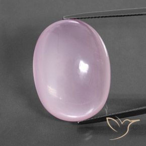 44.34ct Naturale Rosa Ciliegia Chiaro Quarzo rosa, Ovale, Trasparente