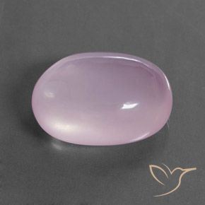 Quarzo rosa Rosa Ciliegia Chiaro naturale da 44.34 ct, Ovale, Trasparente