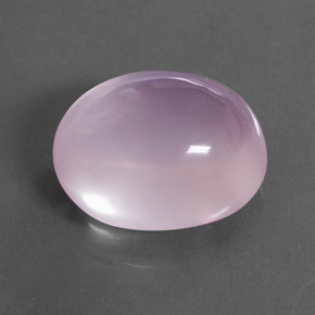 Quarzo rosa naturale rosa da 30,20 ct, taglio ovale, trasparente