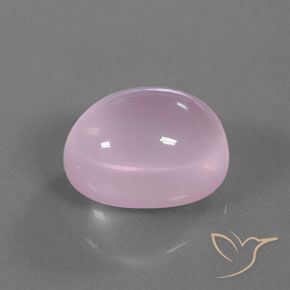 Quarzo rosa Rosa gomma da masticare naturale da 16.93 ct, Taglio ovale, Trasparente