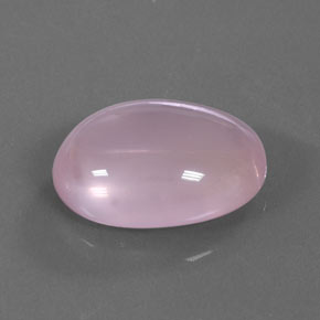 Quarzo rosa Rosa gomma da masticare naturale da 18.40 ct, Taglio ovale, Trasparente