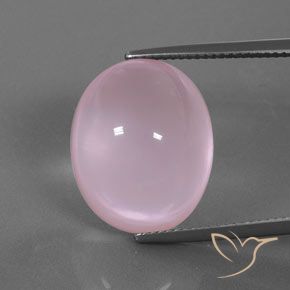 18.44ct Naturale Rosa medio Quarzo rosa, Ovale, Trasparente