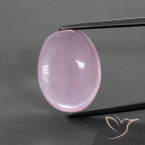 15.43ct Naturale Rosa Ciliegia Chiaro Quarzo rosa, Ovale, Trasparente