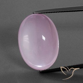 16.19ct Naturale Rosa Ciliegia Chiaro Quarzo rosa, Ovale, Trasparente