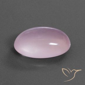 Quarzo rosa Rosa Ciliegia Chiaro naturale da 16.19 ct, Ovale, Trasparente