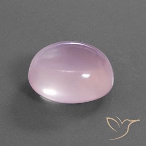 Quarzo rosa Rosa chiaro naturale da 19.21 ct, Ovale, Trasparente