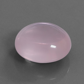 Quarzo rosa Rosa naturale da 28.86 ct, Taglio ovale, Trasparente