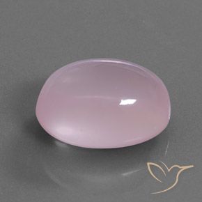 Quarzo rosa Rosa chiaro naturale da 24.95 ct, Ovale, Trasparente