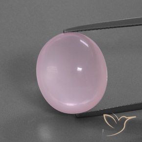 17.81ct Naturale Rosa medio Quarzo rosa, Ovale, Trasparente