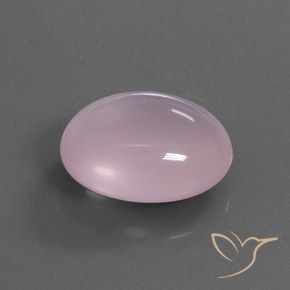 Quarzo rosa Rosa rosa naturale da 16.18 ct, Ovale, Trasparente