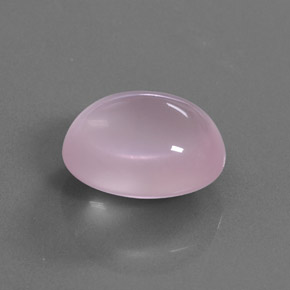 Quarzo rosa Rosa rosa naturale da 15.57 ct, Taglio ovale, Trasparente