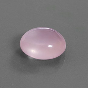 Quarzo rosa Rosa medio naturale da 16.44 ct, Taglio ovale, Trasparente