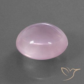 Quarzo rosa Rosa chiaro naturale da 19.96 ct, Ovale, Trasparente