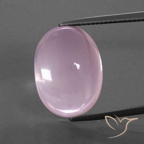 16.91ct Naturale Rosa chiaro Quarzo rosa, Ovale, Trasparente