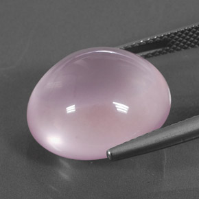 Quarzo rosa rosa chiaro naturale da 15,98 ct, taglio ovale, trasparente