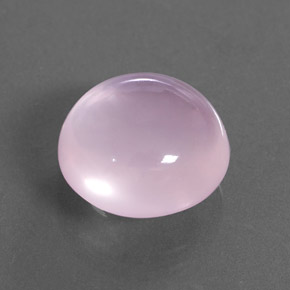 Quarzo rosa naturale rosa da 7,23 ct, taglio rotondo, trasparente