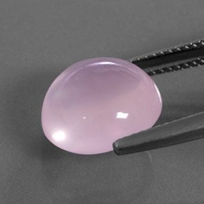 Quarzo rosa naturale rosa da 7,23 ct, taglio rotondo, trasparente