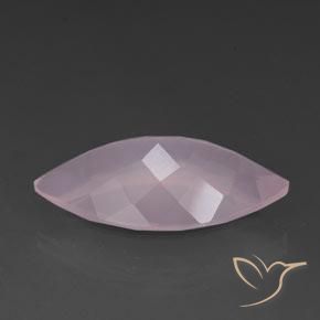 Quarzo rosa Rosa medio naturale da 20.36 ct, Taglio marquise, Trasparente