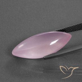 Quarzo rosa Rosa rosa naturale da 14.17 ct, Taglio marquise, Trasparente
