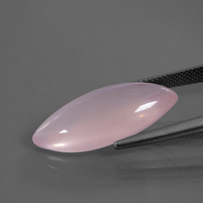 Quarzo rosa naturale rosa da 12,09 ct, marchesa, trasparente