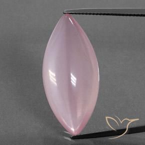 21.90ct Naturale Rosa medio rosa Quarzo rosa, Taglio marquise, Trasparente